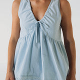BABYDOLL TOP | BLUE