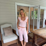 CAPRI PANTS | BABY PINK